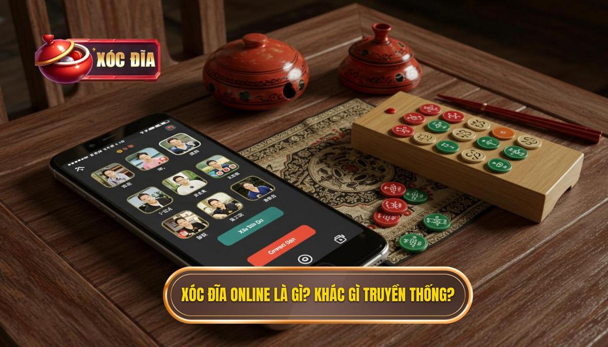 1. Xóc Đĩa Đổi Thưởng Online Là Gì Sự Khác Biệt Với Truyền Thống