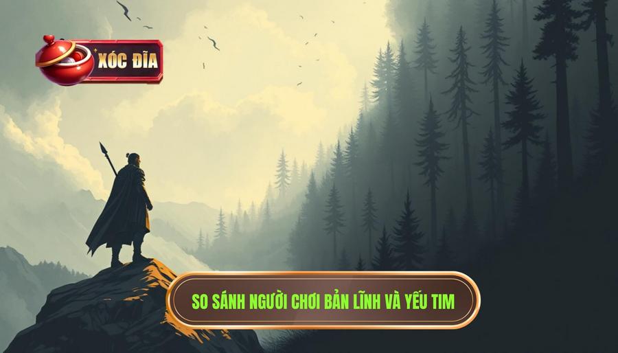 Bảng so sánh giữa Người Chơi Bản Lĩnh và Người Chơi Yếu Tim
